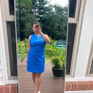 Alice + Olivia Vibrant Blue Mini Dress